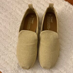 TOMS Natural Canvas Slip-Ons
